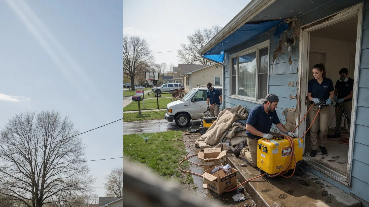 Basement Flood Cleanup in Westerville, OH near me